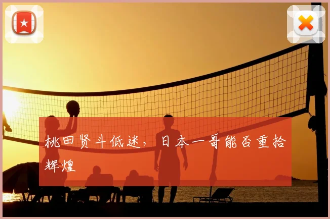 桃田贤斗低迷,日本一哥能否重拾辉煌